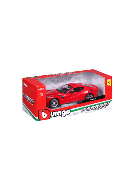Bburago - RACE+PLAY, Ferrari F12tdf, červená, 1:24