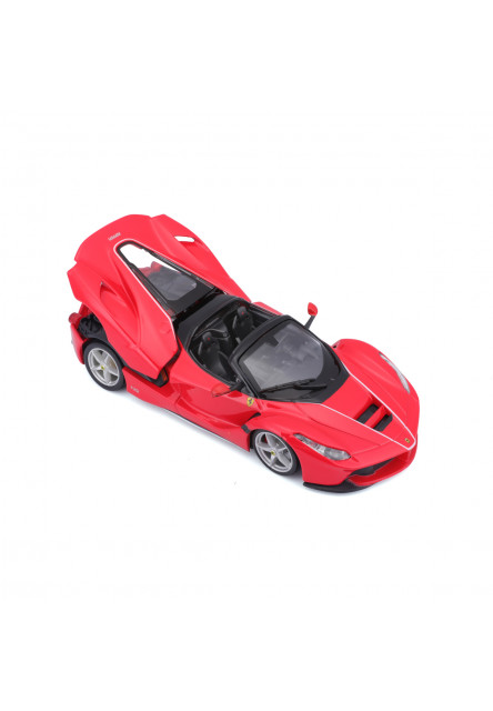 Bburago - RACE+PLAY, Ferrari LaFerrari Aperta, červená, 1:24