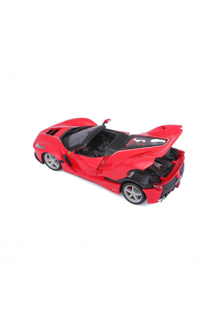 Bburago - RACE+PLAY, Ferrari LaFerrari Aperta, červená, 1:24