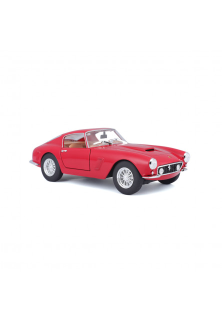 Bburago - RACE + PLAY, Ferrari 250 GT Berlinetta Passo Corto, červená, 1:24