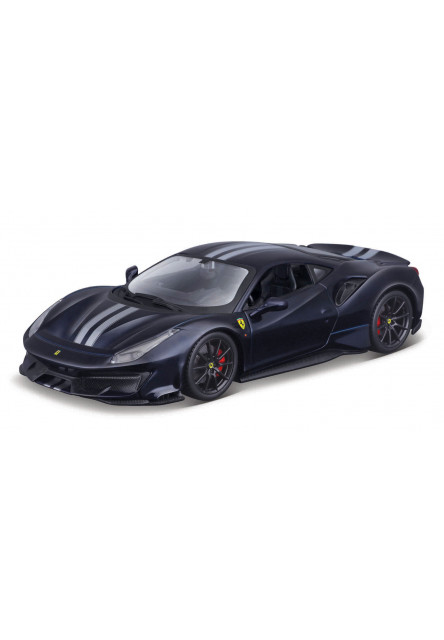 Bburago - RACE+PLAY, Ferrari 488 Pista, tmavo modrá, 1:24