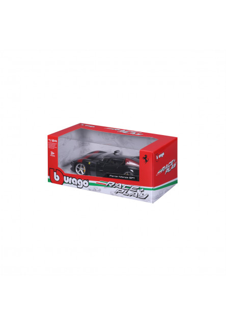 Bburago - RACE + PLAY, Ferrari Monza SP1, čierna, 1:24