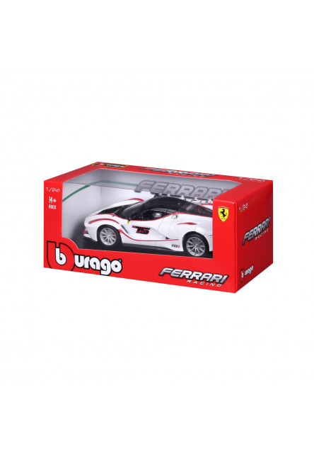 Bburago - RACING, FERRARI FXX K, biela, 1:24