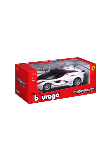 Bburago - RACING, FERRARI FXX K, biela, 1:24