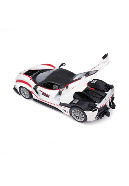 Bburago - RACING, FERRARI FXX K, biela, 1:24