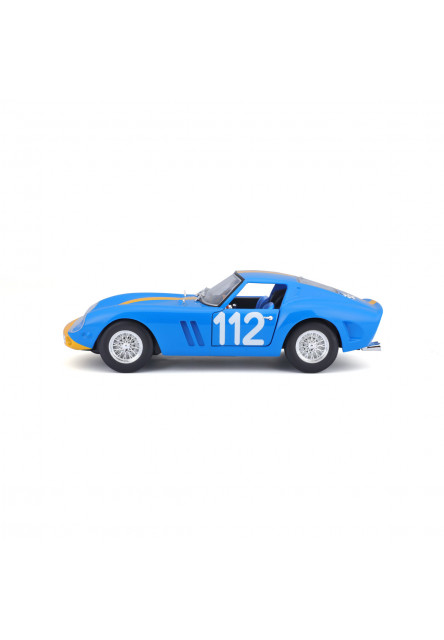 Bburago - RACING, FERRARI 250 GTO, modrá, 1:24
