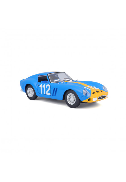 Bburago - RACING, FERRARI 250 GTO, modrá, 1:24