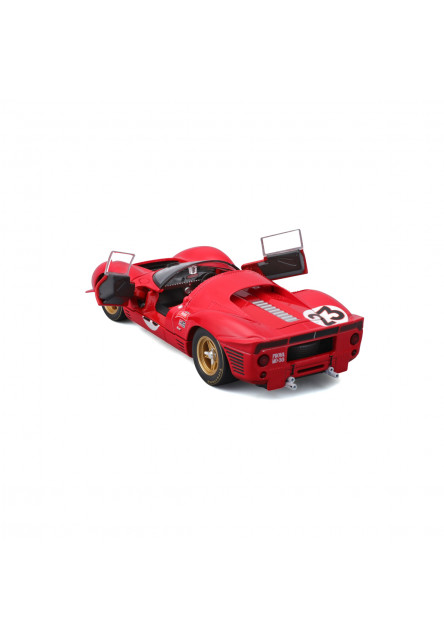 Bburago - RACING, FERRARI, 330 P4 Daytona (1967), červená, 1:24