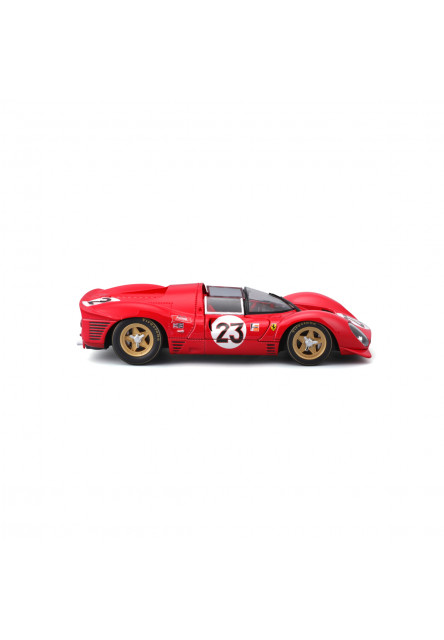 Bburago - RACING, FERRARI, 330 P4 Daytona (1967), červená, 1:24