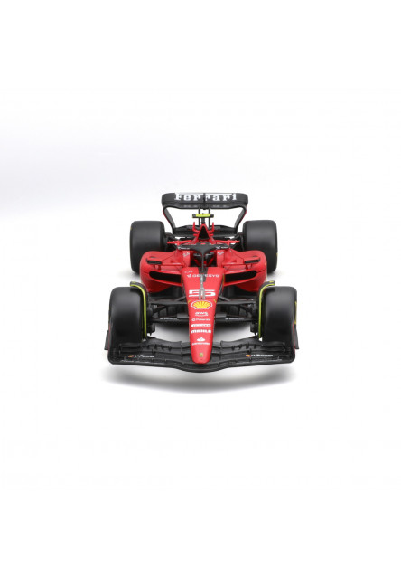 Bburago - RACING, FERRARI, Scuderia SF-23 (2023) dekoratívnej krabičke, #55 Carlos Sainz, 1:24
