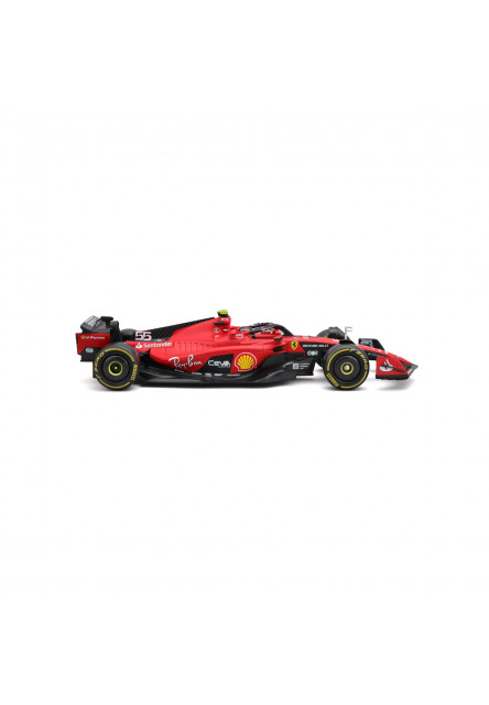 Bburago - RACING, FERRARI, Scuderia SF-23 (2023) dekoratívnej krabičke, #55 Carlos Sainz, 1:24
