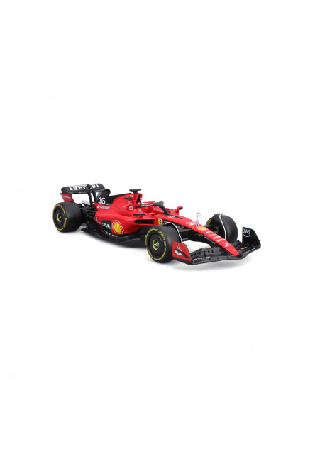 Bburago - FORMULA RACING, F1 Ferrari SF-23 (2023) s figúrkou jazdca, #16 Charles Leclerc, 1:24
