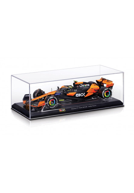 Bburago - RACE Formula F1, McLaren F1 Team MCL38 (2024), 4 Lando Norris, Hard case, 1:24