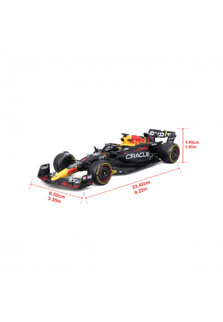 Bburago - RACE Formula F1, Red Bull Racing RB19 (2023), 1 Max Verstappen, 1:24