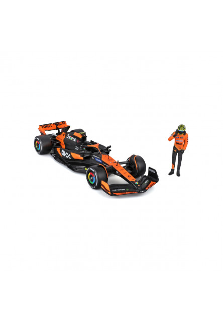 Bburago - RACE Formula F1, McLaren F1 Team MCL38 (2024), 4 Lando Norris, 1:24