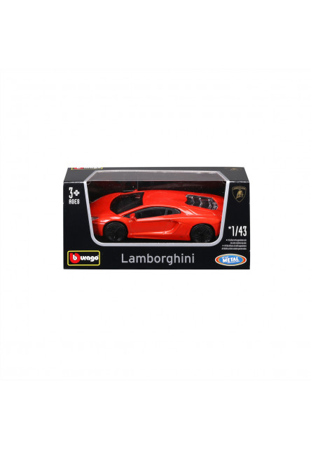 Bburago - Autá Street Fire, Lamborghini, displej 24ks, 1:43, assort
