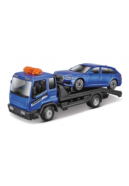 Bburago - Flatbed Transort a Tow Truck, Street Fire, 1:43, assort