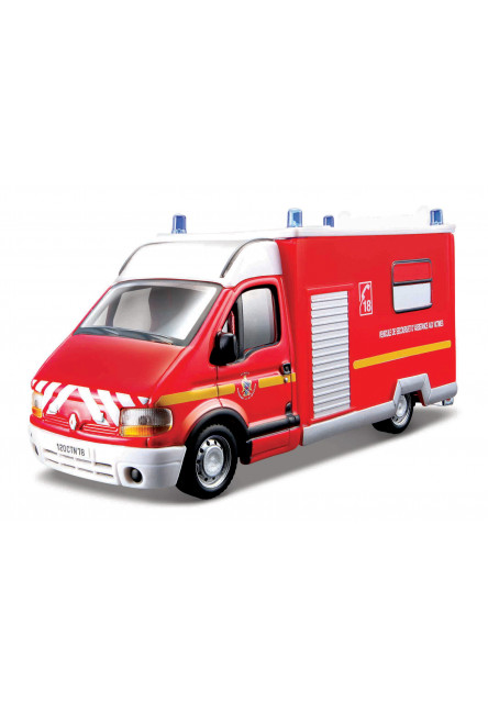 Bburago - Emergency, Záchranné vozidlá, dodávky, 1:50, assort