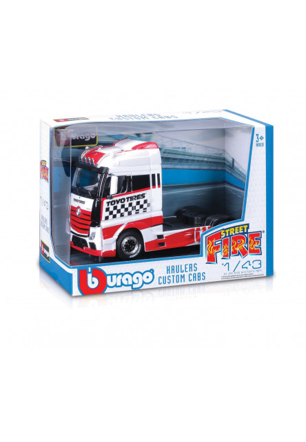 Bburago - Autá Street Fire, Haulers custom cabs, 1:43, assort