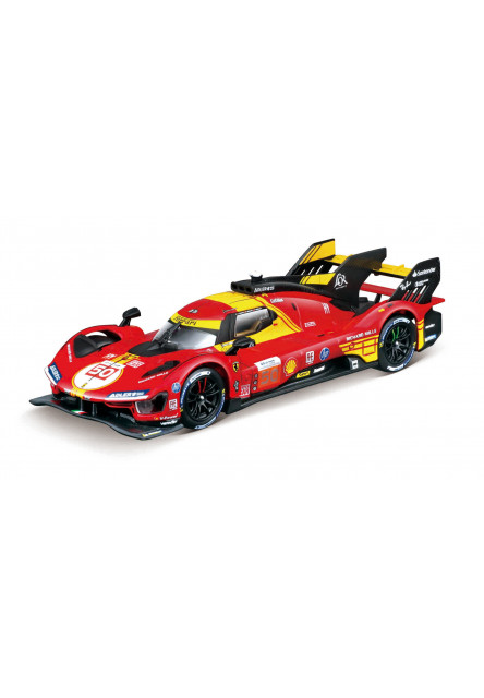 Bburago - RACING, Ferrari 499P - 24H Le Mans Champion 2024 v dekoratívnej krabičke, 1:43