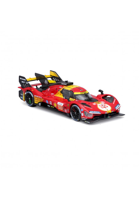 Bburago - RACING, Ferrari 499P - 24H Le Mans Champion 2024 v dekoratívnej krabičke, 1:43