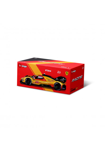 Bburago - RACING, Ferrari 499P - 24H Le Mans 2024 v dekoratívnej krabičke, 1:43