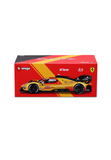 Bburago - RACING, Ferrari 499P - 24H Le Mans 2024 v dekoratívnej krabičke, 1:43