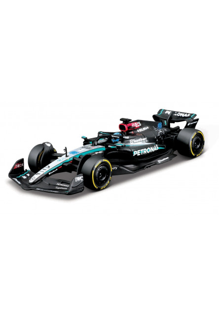 Bburago - RACE Formula F1, Mercedes-AMG F1 W15 Petronas (2024), 63 George Russell, 1:43