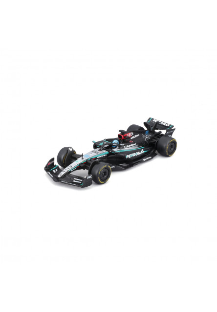 Bburago - RACE Formula F1, Mercedes-AMG F1 W15 Petronas (2024), 63 George Russell, 1:43
