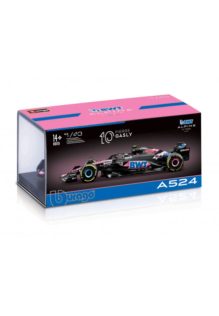 Bburago - RACE Formula F1, BWT Alpine F1 Team A524 (2024), 10 Pierre Gasly, 1:43