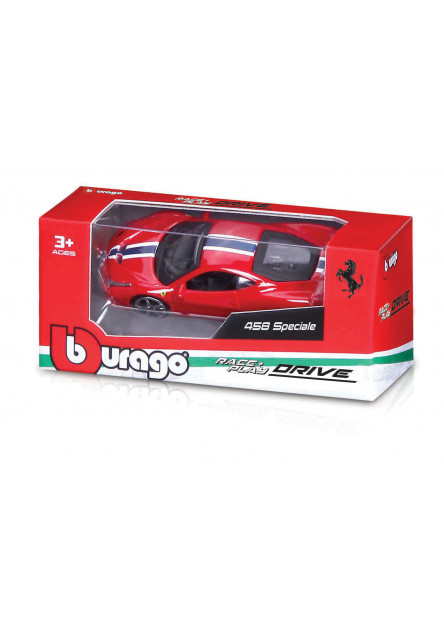 Bburago - Autá Race+Play DRIVE, Ferrari, 1:64, assort