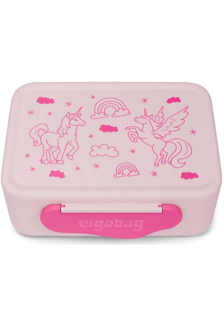 Desiatový box Ergobag Plastic Lunchbox - Unicorn