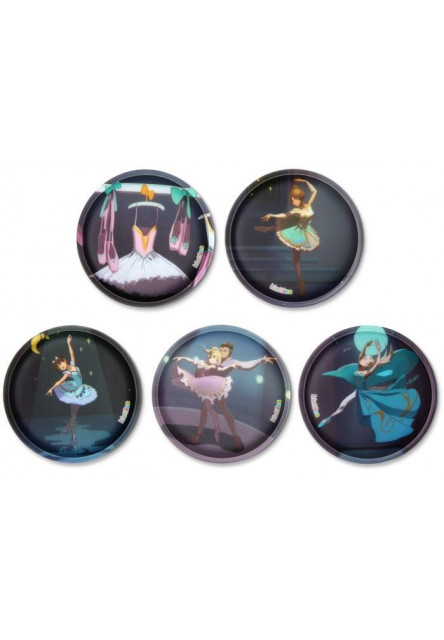 Sada ozdôb na batoh Ergobag Kletties Set - Ballet Dancer