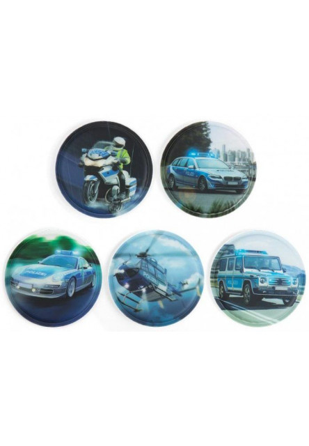 Sada ozdôb na batoh Ergobag Kletties Set - Police