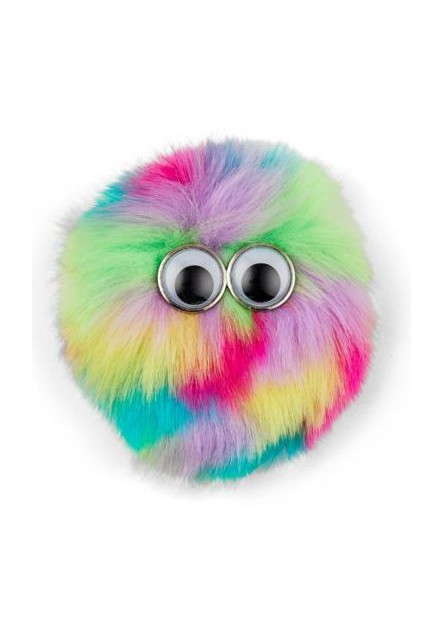 Ozdoba na batoh Ergobag Fluffy Klettie - Pink-Green