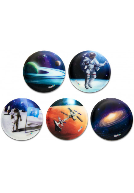 Sada ozdôb na batoh Ergobag Kletties Set - Universe