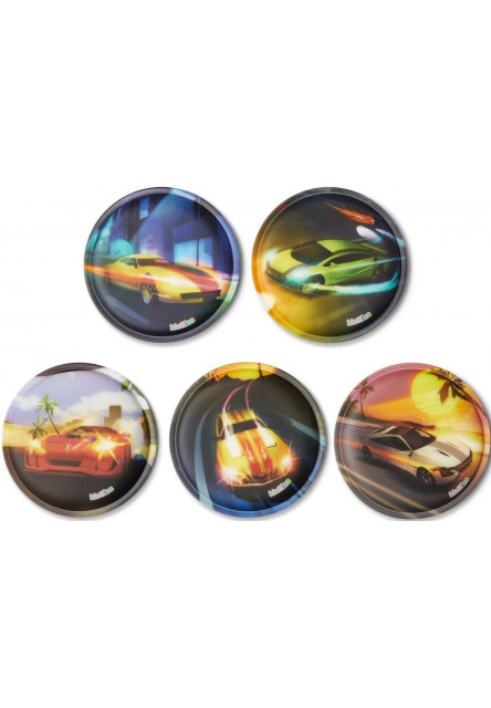 Sada ozdôb na batoh Ergobag Kletties Set - Racing Cars