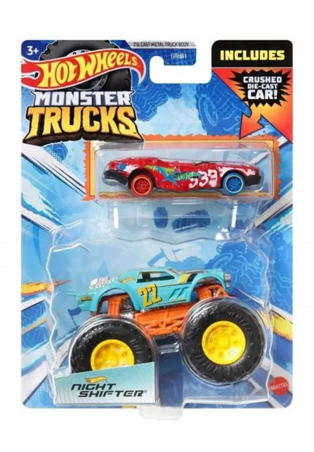 Hot Wheels  MONSTER TRUCKS 1:64 S ANGLIČÁKEM