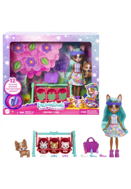 ENCHANTIMALS BÁBIKA A BÁBÄTKÁ ASST