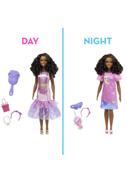 BRB MOJA PRVÁ BARBIA BÁBIKA DEŇ A NOC - RUŽOVÁ