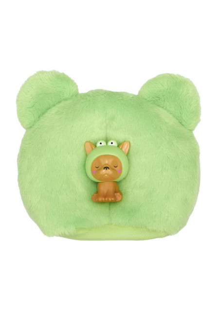 Barbie CUTIE REVEAL Barbie v kostýme - psík v zelenom kostýme žabky 