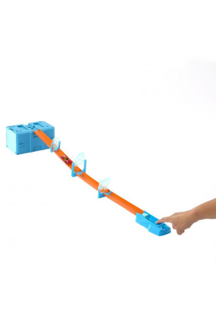 HW TRACK BUILDER BALENIE DRÁH SO ZÁVODNÝMI DOPLNKAMI ASST