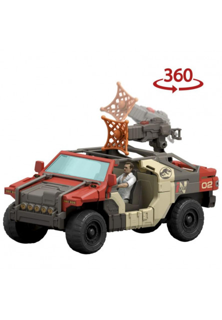 Jurassic World super auto s vodičom a dinosaurom 