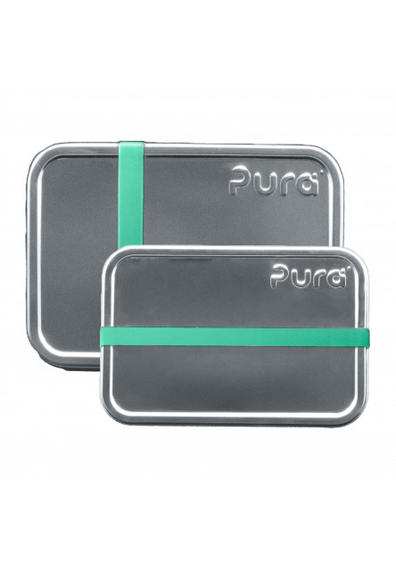 Pura náhradné gumičky na desiatový box (Rose / Moss)