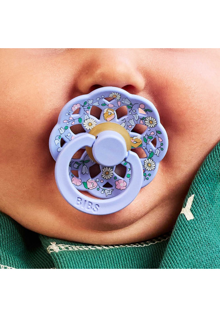 BIBS x Liberty Boheme cumlíky z prírodného kaučuku 2ks - veľkosť 1 (Oscar Meadow Blossom Mix)