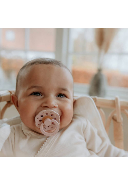 BIBS Boheme cumlíky z prírodného kaučuku 2ks - veľkosť 2 (Baby Pink / Plum)