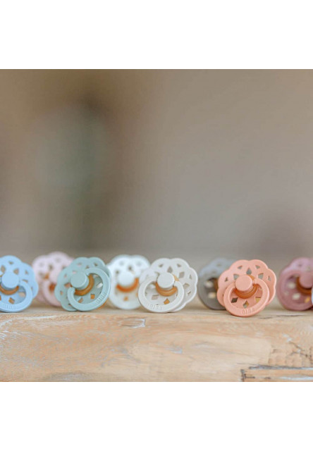 BIBS Boheme cumlíky z prírodného kaučuku 2ks - veľkosť 2 (Bubblegum / Peri)