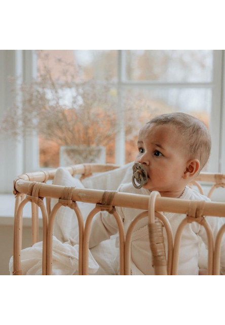 BIBS Boheme cumlíky z prírodného kaučuku 2ks - veľkosť 1 (Baby Pink / Plum)