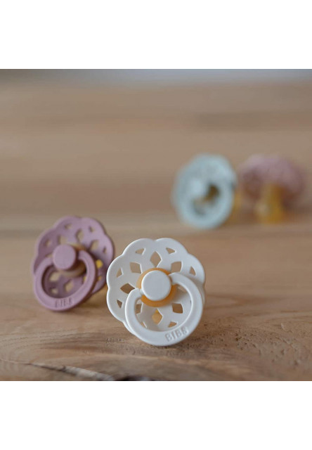 BIBS Boheme cumlíky z prírodného kaučuku 2ks - veľkosť 1 (Baby Pink / Plum)