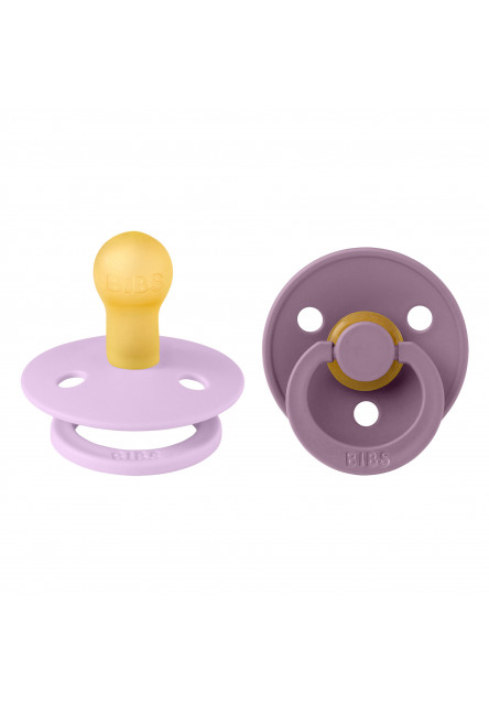 BIBS Colour cumlíky z prírodného kaučuku 2ks - veľkosť 1 (Hush / Grape)